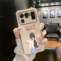 Xiaomi 11Ultra mobile phone shell M2102K1C electroplating soft shell M2011K2CUltra protective sleeve brief M2011K2C female new silicone all-bag lens proof