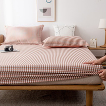 Minimalist pure cotton bed Ogasawara with all-cotton bed cover Supper bed cushion protective sleeve dust-proof 1 2m1 5 m 1 8 bed cover