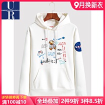 Flagship store official website Women loose size Spring and Autumn plus velvet Tide brand casual bear coat NASA2021