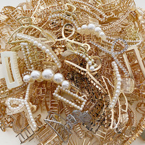 Han Feng Feng Red Metal Hairon Hanghai Branch Grab Clamp and Graceful Clothing Clothes in 2022