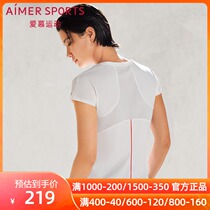 Love sports autumn and winter New Action Faction light mesh splicing Fitness women short sleeve T-shirt AS143K82