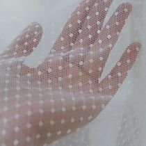 Special price wide 150CM high quality mesh grid dot stretch stretch fabric fabric handmade DIY clothing accessories headyarn decoration