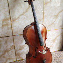 Ouyang Nana with the same cello handmade all solid wood 4 144 play European material real pattern violin bass tiger pattern