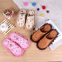 Winter Style Thickened Stripe SnowNeil Bottom Sloth Floor Home Rubbing Ground Slippers Sole Removable Male And Female Slippers