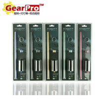 Gearpro diving ding ding rattle aluminum alloy ding ding rod 2-in-1 probe rod knocker combination rattle