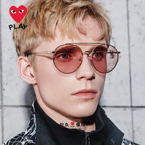 Kawakubo Ling round retro sunglasses mens personality polarized myopia sun glasses female 2019 new glasses 3912