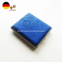 German original imported VH Crony Cigarette Case Birthday Gift 18 Fitted Imitation Leather Lake Blue Print 520NK25