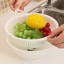 Japan imported vegetable wash basin drain basket kitchen sink vegetable fruit plastic drain Bowl Bowl Bowl Bowl small basket
