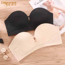 Dai Gehua strapless underwear women Fishbone non-slip chest gathering bra without steel ring breathable beautiful back invisible bra