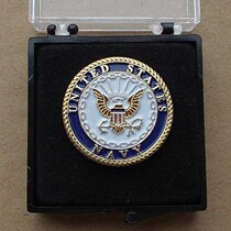 Metal badge US Navy Metal badge Navy Mini Identity Badge Military Fan Memorial Medal Medal