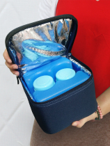 Mini back milk bag small breast milk fresh ice bag portable portable work back milk insulation lunch with rice