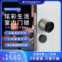 Jane Smart Door Lock Fingerprint Lock Home Door Wooden Door Password Lock Electronic Door Lock AJ4011-E11