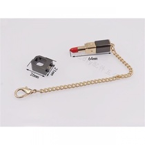  DIY repair handbag bag accessories Light gold lipstick lock Lipstick buckle Chain luggage jewelry hardware