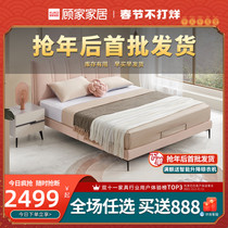 Family home simple and warm cloth bed modern high-foot cloth bed double bed bedroom soft bed B600 7507