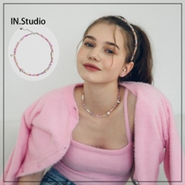 INstudio Korean Designer Brands FANTASTIIC PLANET Colorful Beads Adjustable Necklace