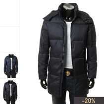 Emporio Armani EA7 Amari mens warm and long cotton clothes jacket 6GPK01 PNR4Z