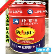  Whale sea paint 01 type indoor ultra-thin steel structure fireproof coating Special coating fire certification 20KG