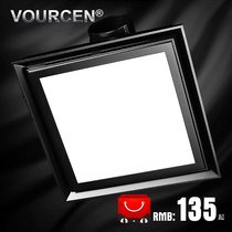 VOURCEN Exhaust fan with lamp 2-in-1 LED lighting ventilation Integrated ceiling ventilation fan Bathroom exhaust fan