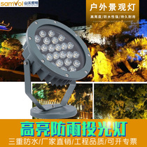 LED flood light Outdoor waterproof tree light Tree light Plug-in lawn light Outdoor landscape garden light Exterior wall spot light