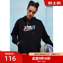 ZONEiD new sweatshirt men hooded gradient printing basketball hoodie Tide brand loose casual tide Joker coat