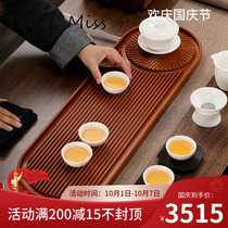 TOUCH MISS electric Wood tea tray solid wood simple tea table home kung fu tea set tea tray ultra-thin light tea Sea