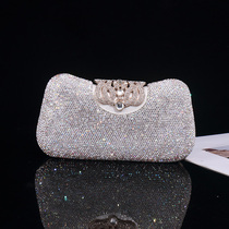 New Diamond banquet bag rhinestone hand bag banquet party bag Diamond womens bag European and American fashion party bag