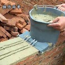 Plastering site leveling grey pulp thickened house barrel slurching machine I want to buy mortar paving and mortar laying tools to build walls