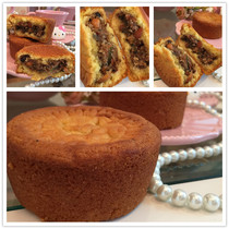 Northeast Cantonese-style five-kernel moon cakes old-fashioned Guangdong hair-skinned thick handmade red bean paste egg skin 5