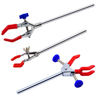 Triclaw Clamp Lab with double adjusted burner clamp clamp clamp monotonized tube clamp 220mm large 270mm iron frame with three claw fixture free invoice