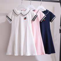 Girl dress 2021 New Net red college style skirt tide summer dress middle child JK uniform foreign style princess dress