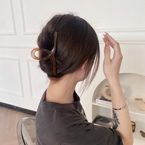 South Korea Ins jelly Color Large acrylic hair clip Hair Accessories Hair Clip Hair Clip Grip Clip Nets Red 2021