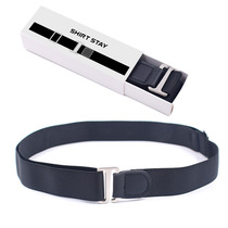 Adult mens shirt Non-slip anti-wrinkle strap shirt Anti-slip elastic fixed belt Anti-running clip hoop shirt belt