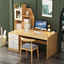 Desk simple home bookcase bookcase bookshelf combination table student bedroom computer desktop desk desk desk desk desk