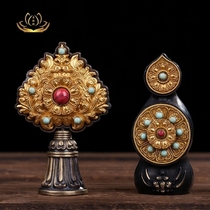 New product Seiko series pure copper Tibetan tantric Buddhism Doma food butter butter flower inlaid beads