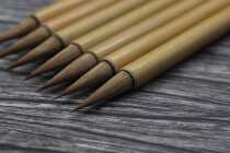 Pure wolf hair brush handmade ancient method