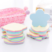 Note index stickers color classification indication stickers 100 special-shaped post-it notes n times Post students with note paper thick