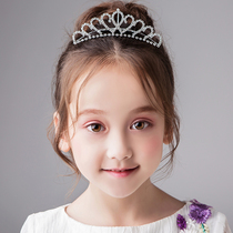Childrens Accessories Hair Accessories Princess Crown Crown Girls dress Show Rhinestone hairband Flower Girl Birthday headband Hairpin