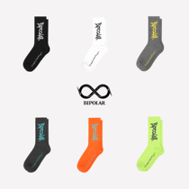 BIPOLAR basic graffiti stockings national trend leisure street hip-hop wild cross stockings sports stockings men and women