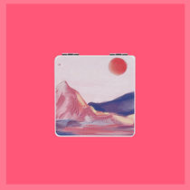 Small mirror table top for men to carry the Ins wind Mini carry-on folding handheld cute days of young girls heart