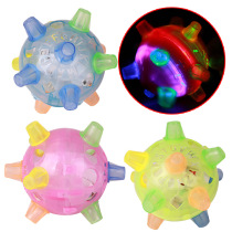 Cross-border e-commerce explosions flash childrens educational toys music jumping ball electric luminous dancing ball ground stalls supply