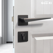 Ge Oqi Shanhai modern simple indoor door lock Nordic home Universal silent room door handle