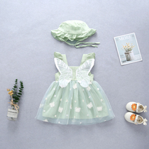 One year old baby Skirt Summer Baby Summer Clothes clothes Little girl girl Princess Leia dress Summer Dress Summer Thin