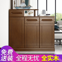 Door shoe cabinet partition cabinet home simple living room porch cabinet storage simple modern double door economic Assembly