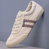 Hong Kong Chaobou Mens shoes 2022 Spring new Korean version Trend 100 lap casual shoes washed and breathable retro sails cloth shoes