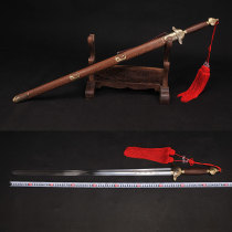 Zhenzhai Sword Bagua morning exercise Taiji sword Stainless steel soft sword Hard sword Men and women fitness martial arts Seven star sword without opening the blade