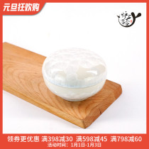 Japan imported Jingzao Qingshui Boasted Pottery Kiln Crystal Glaze Ceramic Cover Tank Zero with Cover Tank
