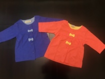 Export Japan Maru * High-clothed bow decoration girl Joker thin cardigan 90-95 yards