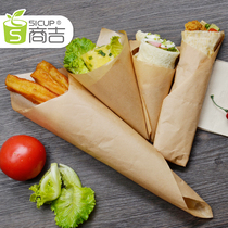 Commercial Ji Sandwich Wrapping Paper Kraft Paper Greaseproof Paper Chicken Roll Burger Paper Food Fried Baking With Oil Suction Paper