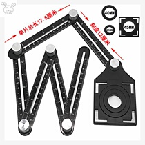 ~ Wall stainless steel folding tile bricklayer ruler tile artifact tool level drill ceramic New