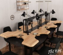 diy handmade silver experience table multi-person diy metalworking table silver goldwork table silver goldwork kung fu table handmade table